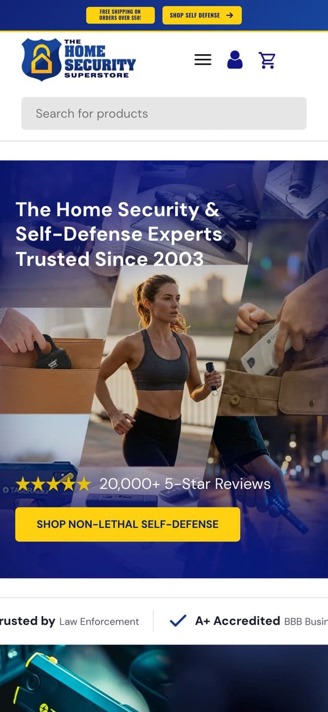 The Home Security Superstore · mobile