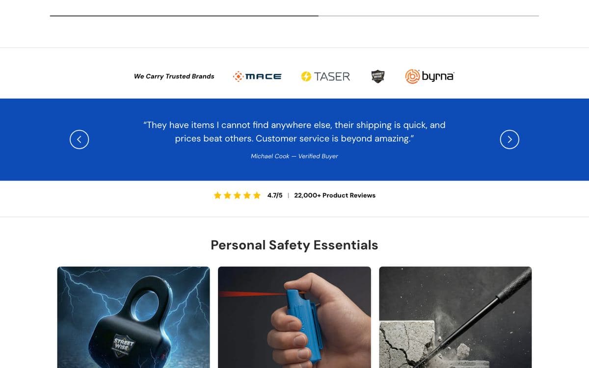 The Home Security Superstore · screen 03