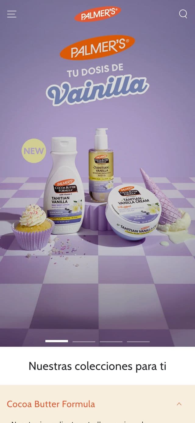 Palmer’s México · mobile